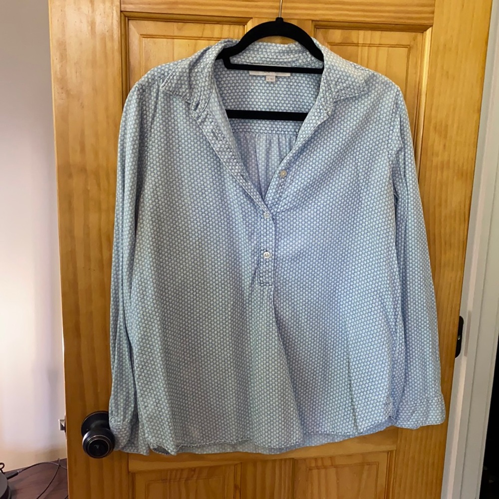 Chambray popover shirt size medium